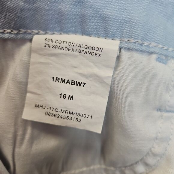 Riders By Lee Midrise Capri light Blue 16m pockets - Picture 7 of 9